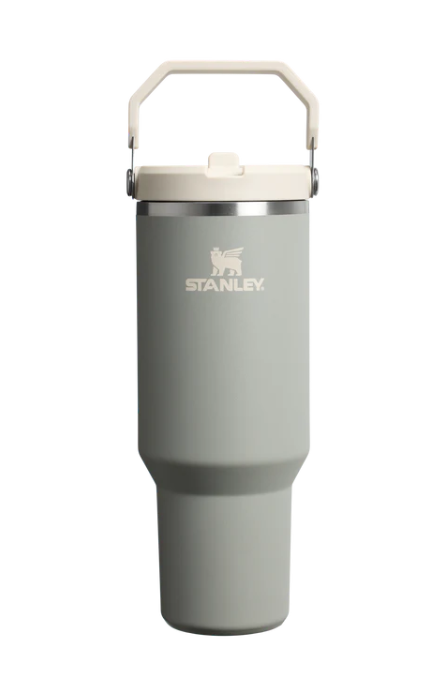 Stanley The IceFlow™ 40oz Flip Straw Tumbler Water Bottles & Jugs Stanley Sage/Grey OS