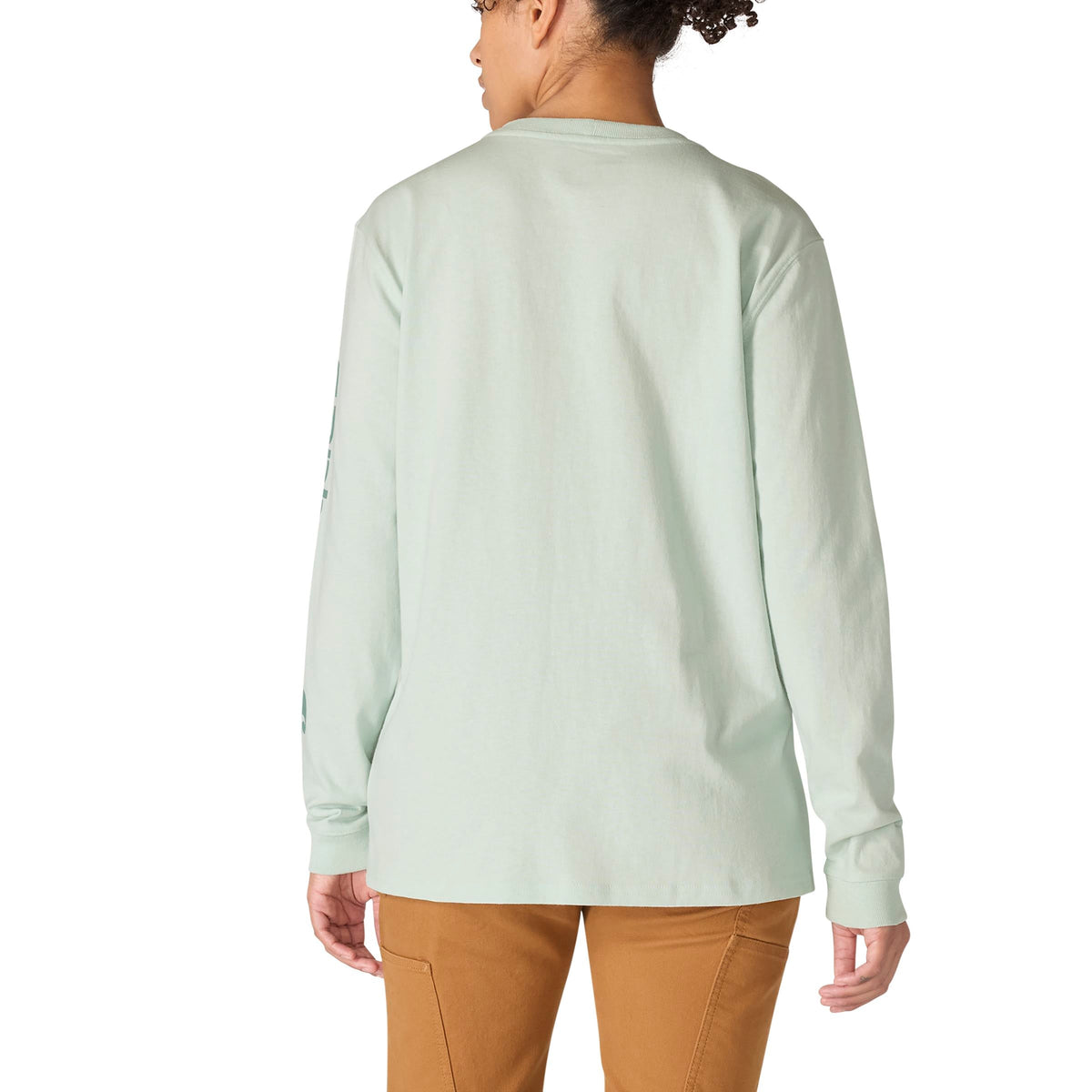 Carhartt Women's Dearborn Loose Logo Long Sleeve T-Shirt Long Sleeve T-Shirts Carhartt