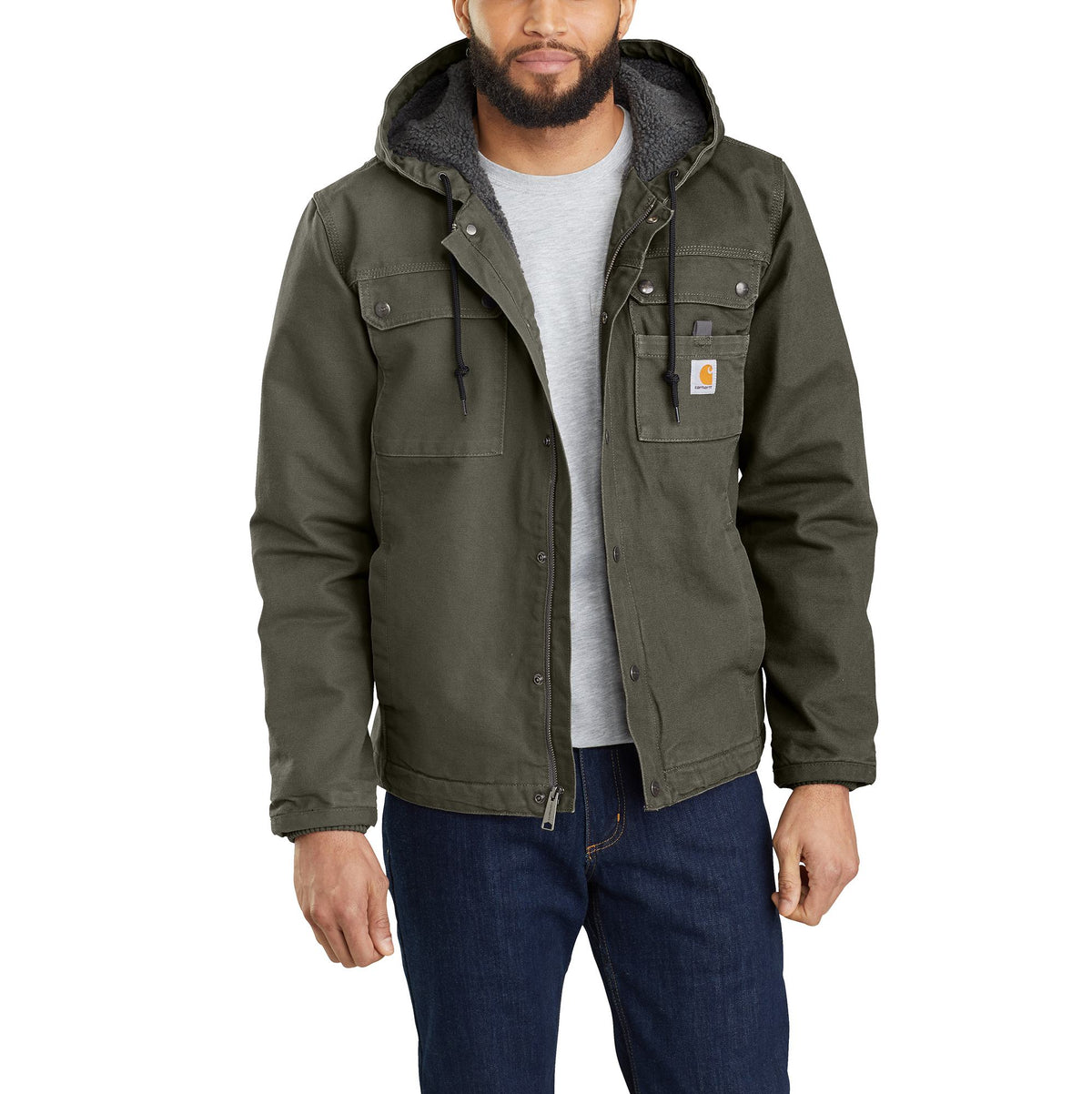 Carhartt Men's Bartlett Jacket Jackets & Coats Carhartt Moss 2XL Reg