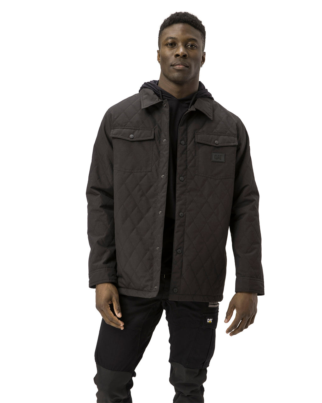 CAT Men's Quilted Ripstop Shirt Jacket - Work World - Workwear, Work Boots, Safety Gear