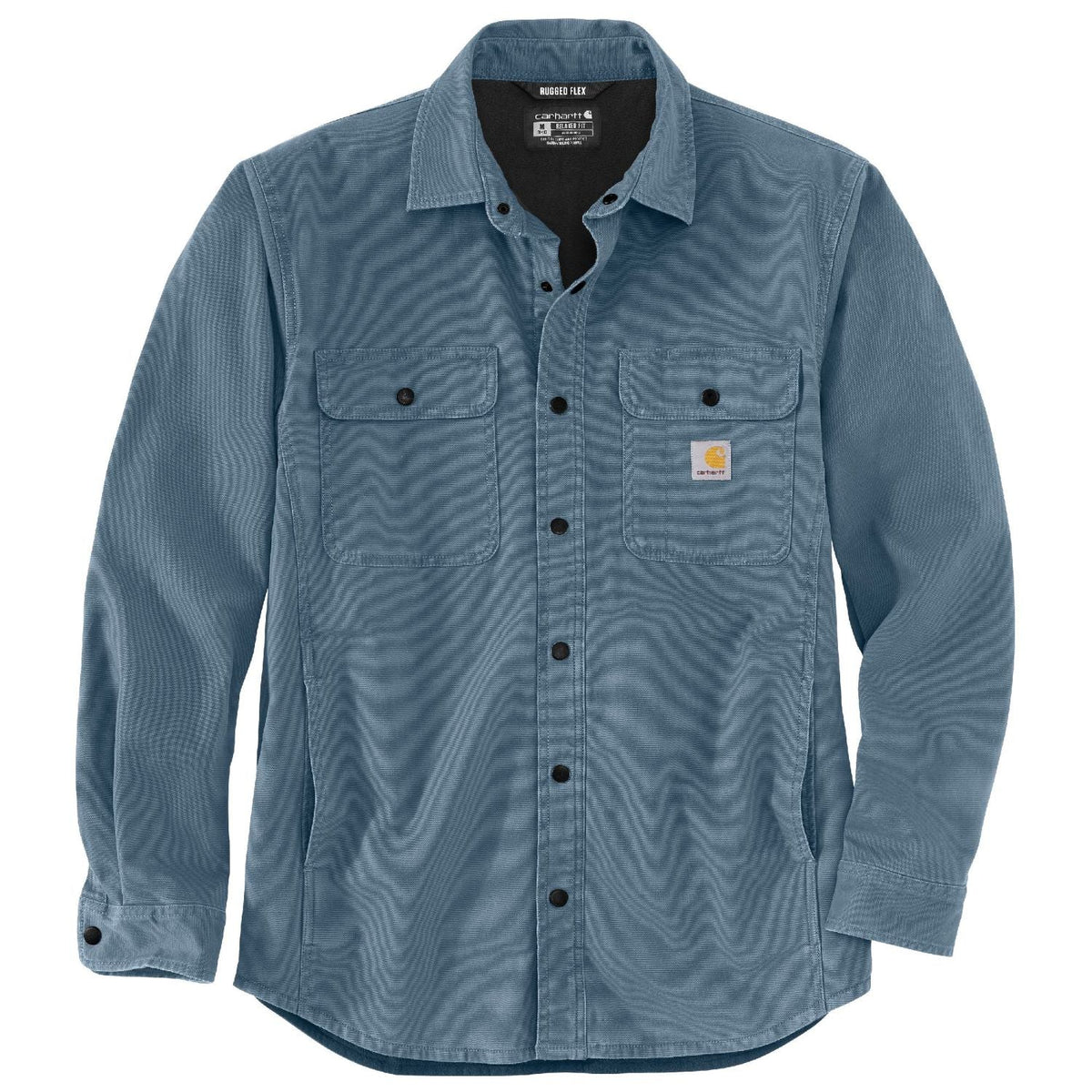 Carhartt Men's Rugged Flex Fleece-Lined Shirt Jac Work Shirts Carhartt Thundercloud 2XL Reg