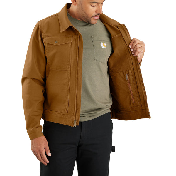 Carhartt Men's Rugged Flex® Relaxed Fit 6-Pocket Zip Jacket - Work