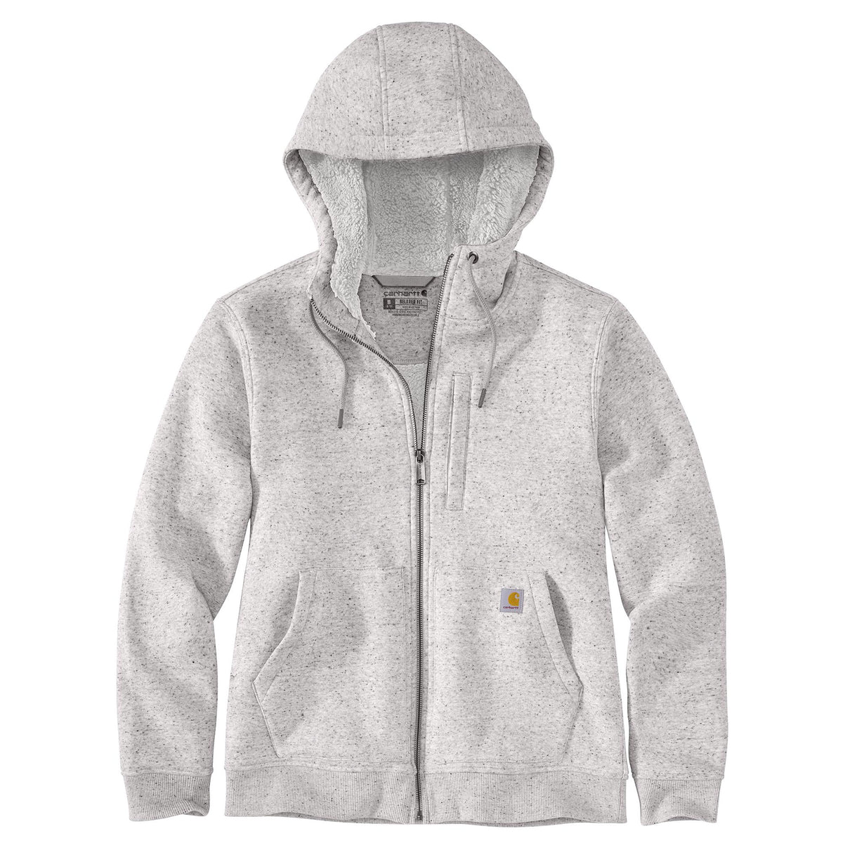 Carhartt Women's Relaxed Fit Sherpa-Lined Full-Zip Hoodie Sweatshirts & Hoodies Carhartt