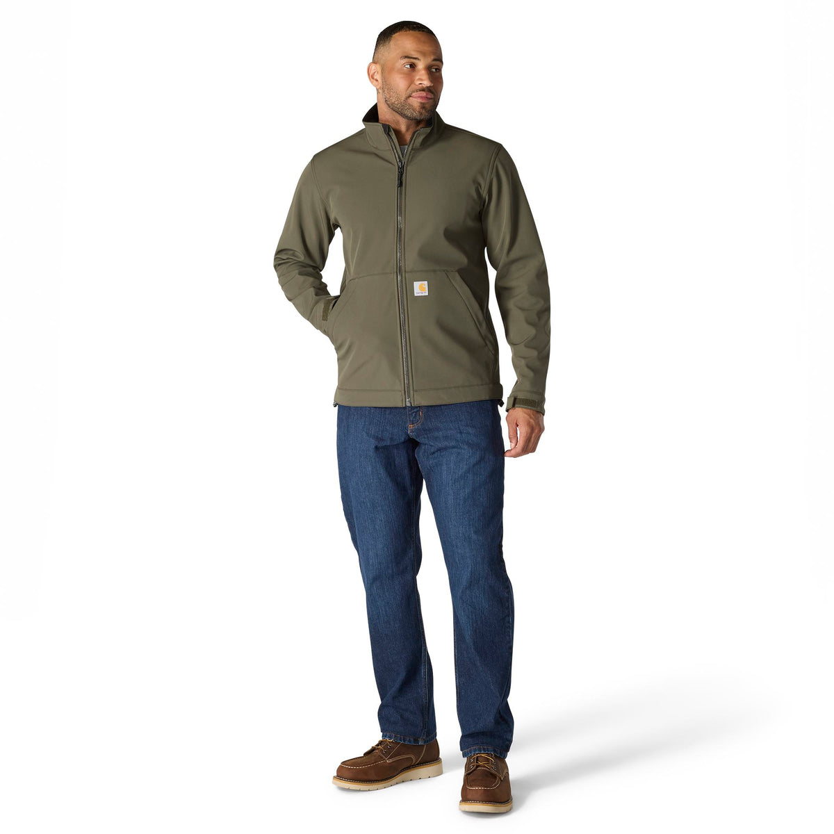 Carhartt Men's Rain Defender Relaxed Fit Softshell Jacket Jackets & Coats Carhartt