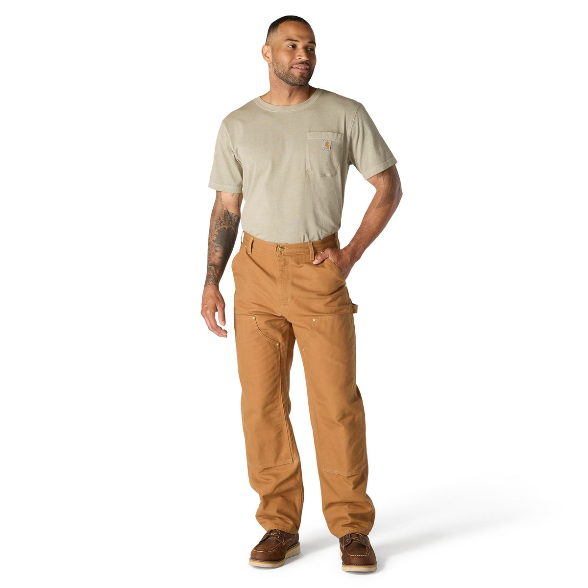 Carhartt Men's Loose Fit Firm Duck Double-Front Utility Work Pant Pants Carhartt