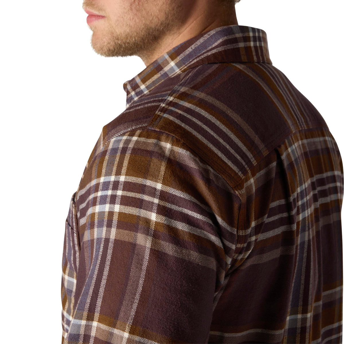 Carhartt Men's Rugged Flex™ Relaxed Fit Midweight Flannel Plaid Work Shirt Work Shirts Carhartt