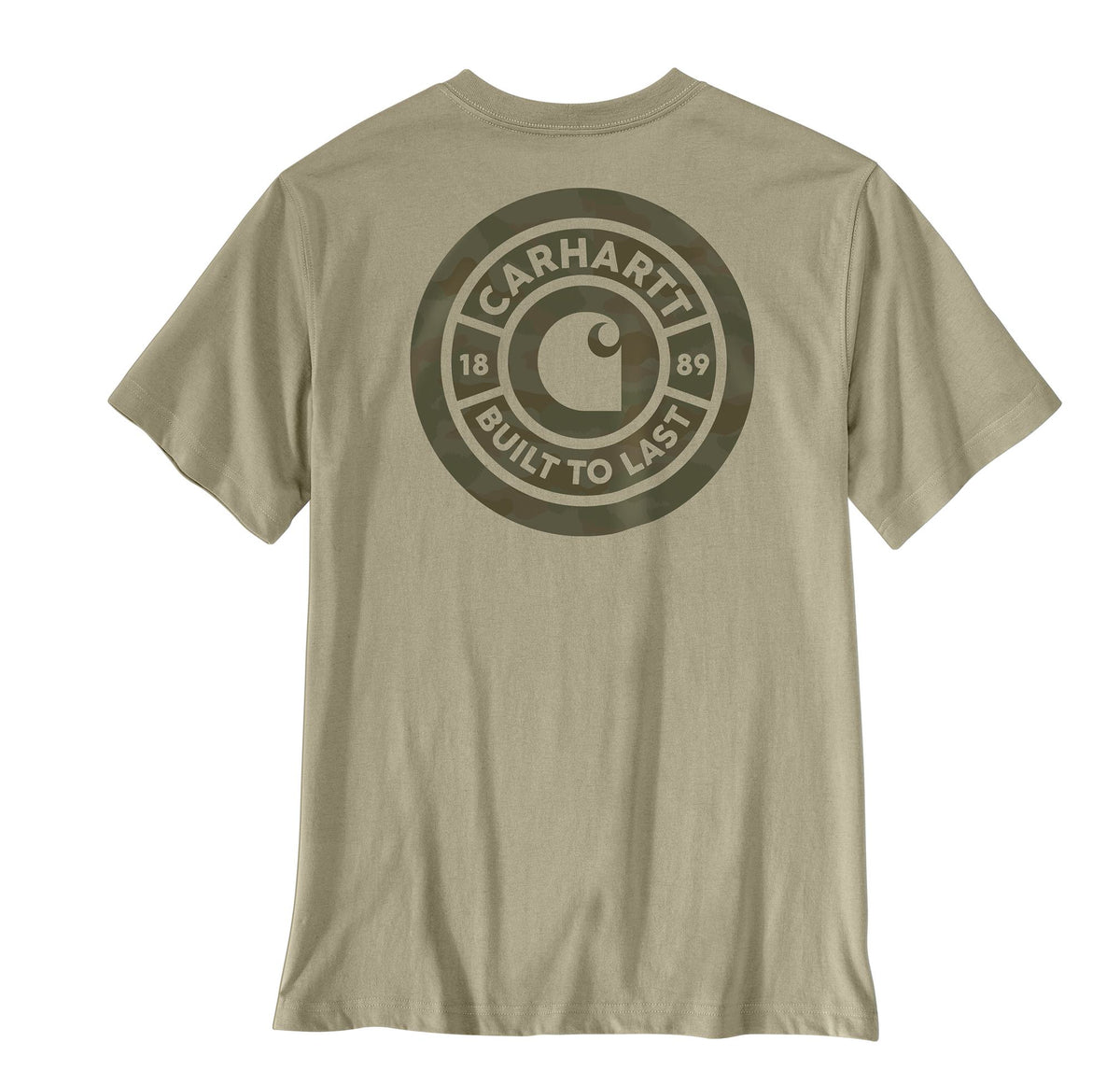 Carhartt Men's Irvine Relaxed Camo Rivet T-Shirt T-Shirts Carhartt Faded Fatigue 2XL Reg