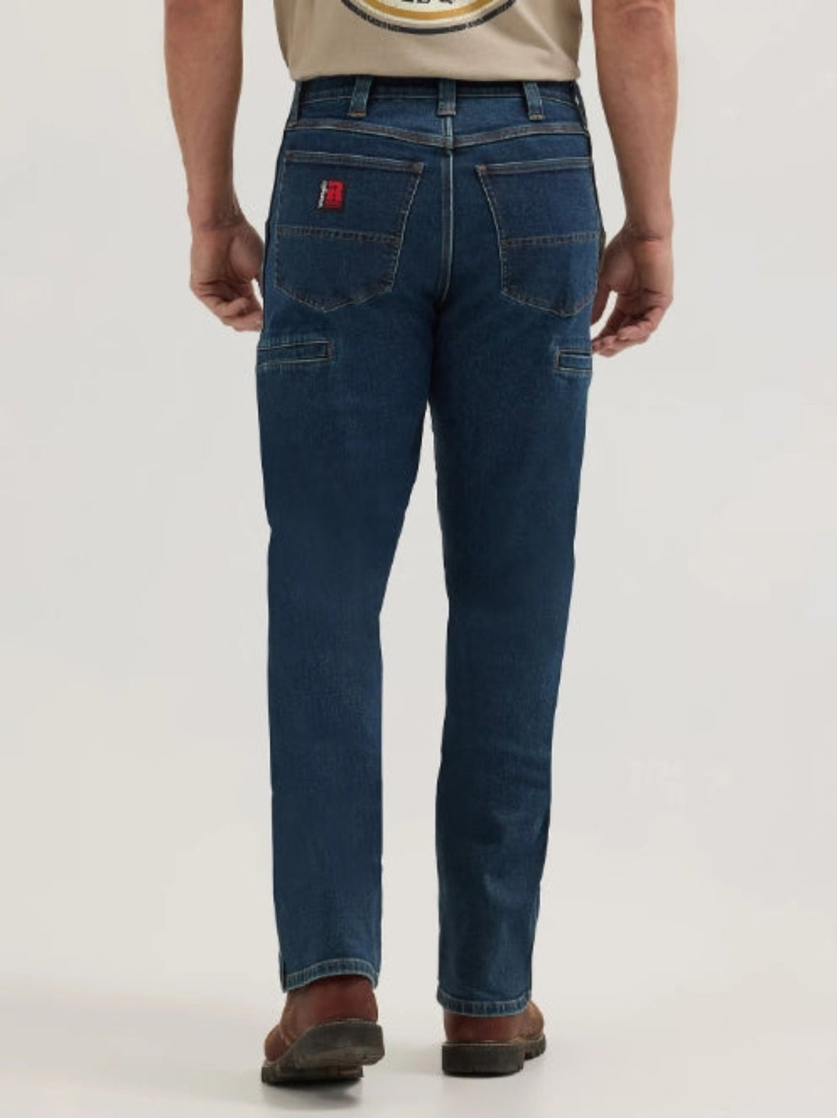 Wrangler RIGGS Men's Technical Relaxed Fit Straight Leg 6-Pocket Work Jean Pants Wrangler RIGGS