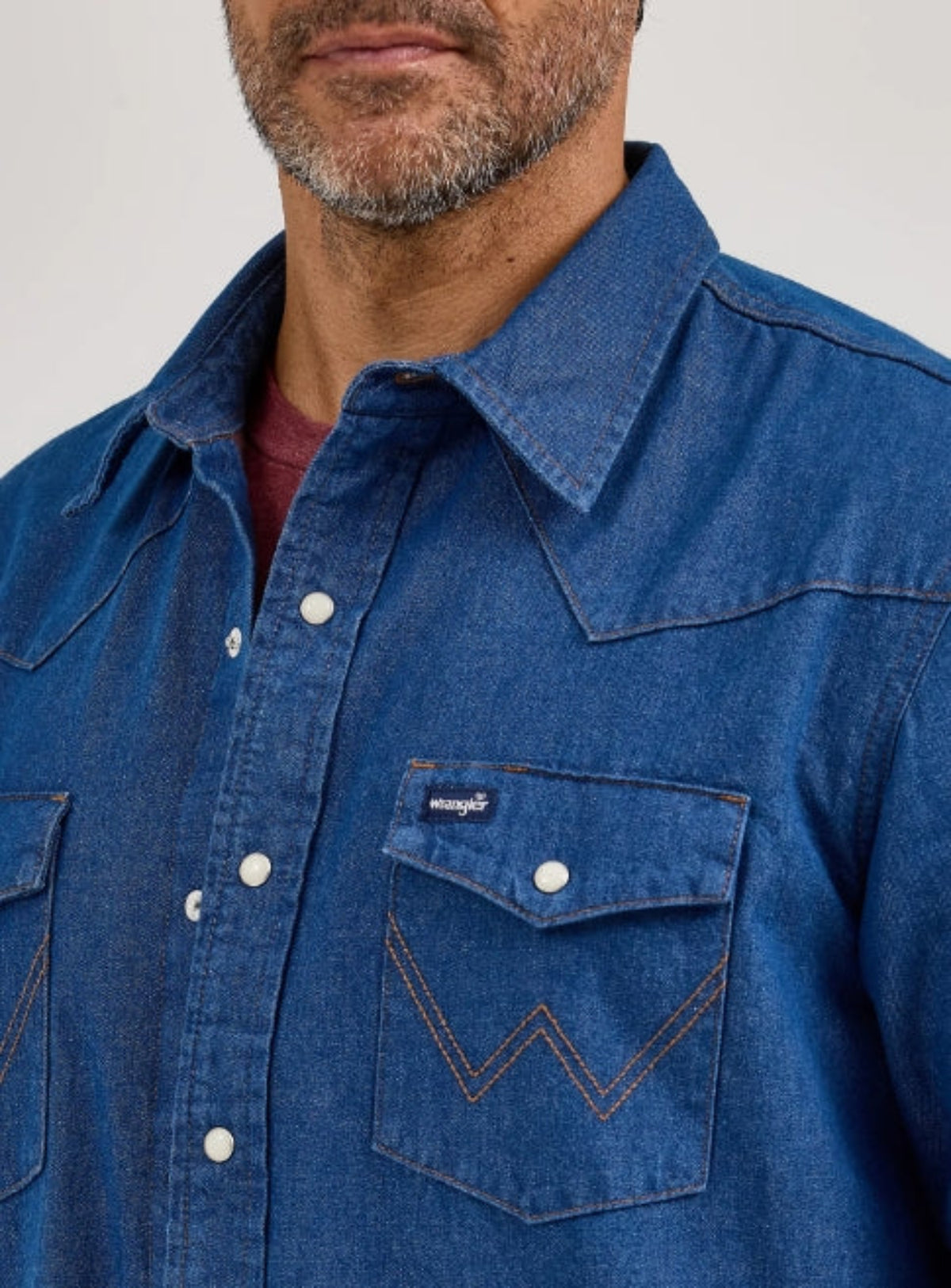 Wrangler Men's Cotton Flannel Lined Snap-Up Shirt Jac Jackets & Coats Wrangler