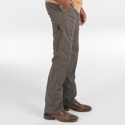 KEY Men's Rip Stop Double Knee Dungaree Pants KEY