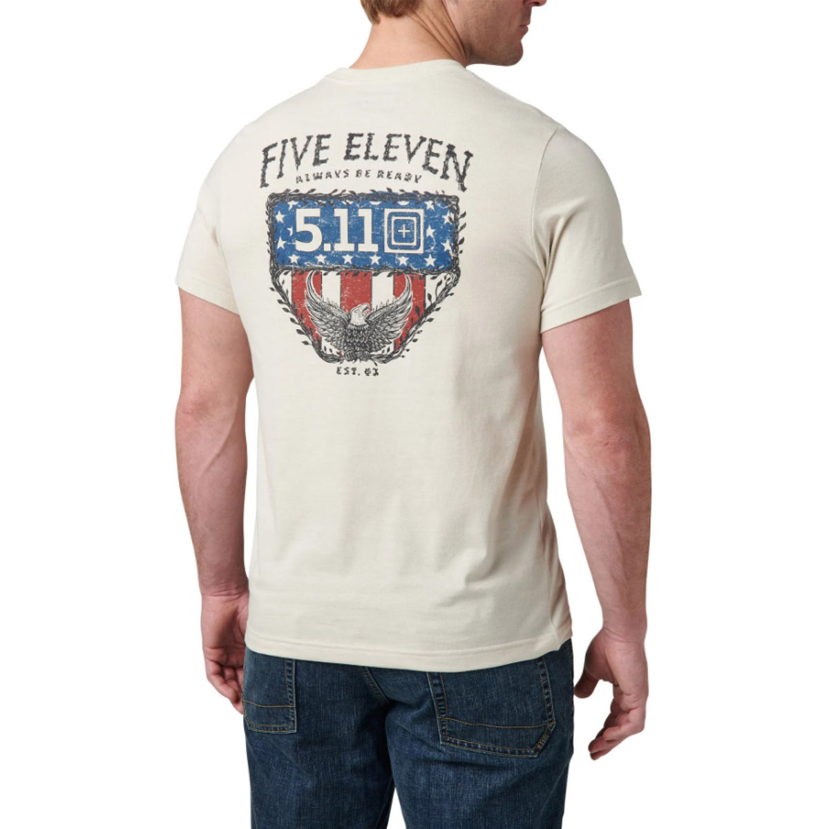 5.11 Tactical Men's Eagle Vine Shield Graphic Short Sleeve T-Shirt T-Shirts 5.11 Tactical Sand Dune 2XL Reg