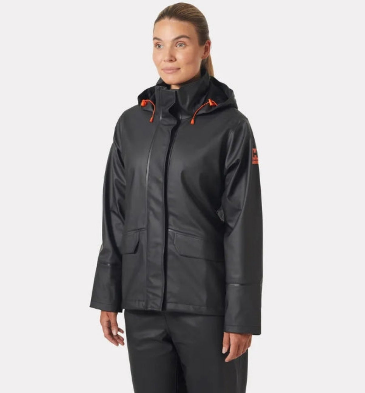 Helly Hansen Women's Rain Jacket Jackets & Coats Helly Hansen Black 2XL Reg