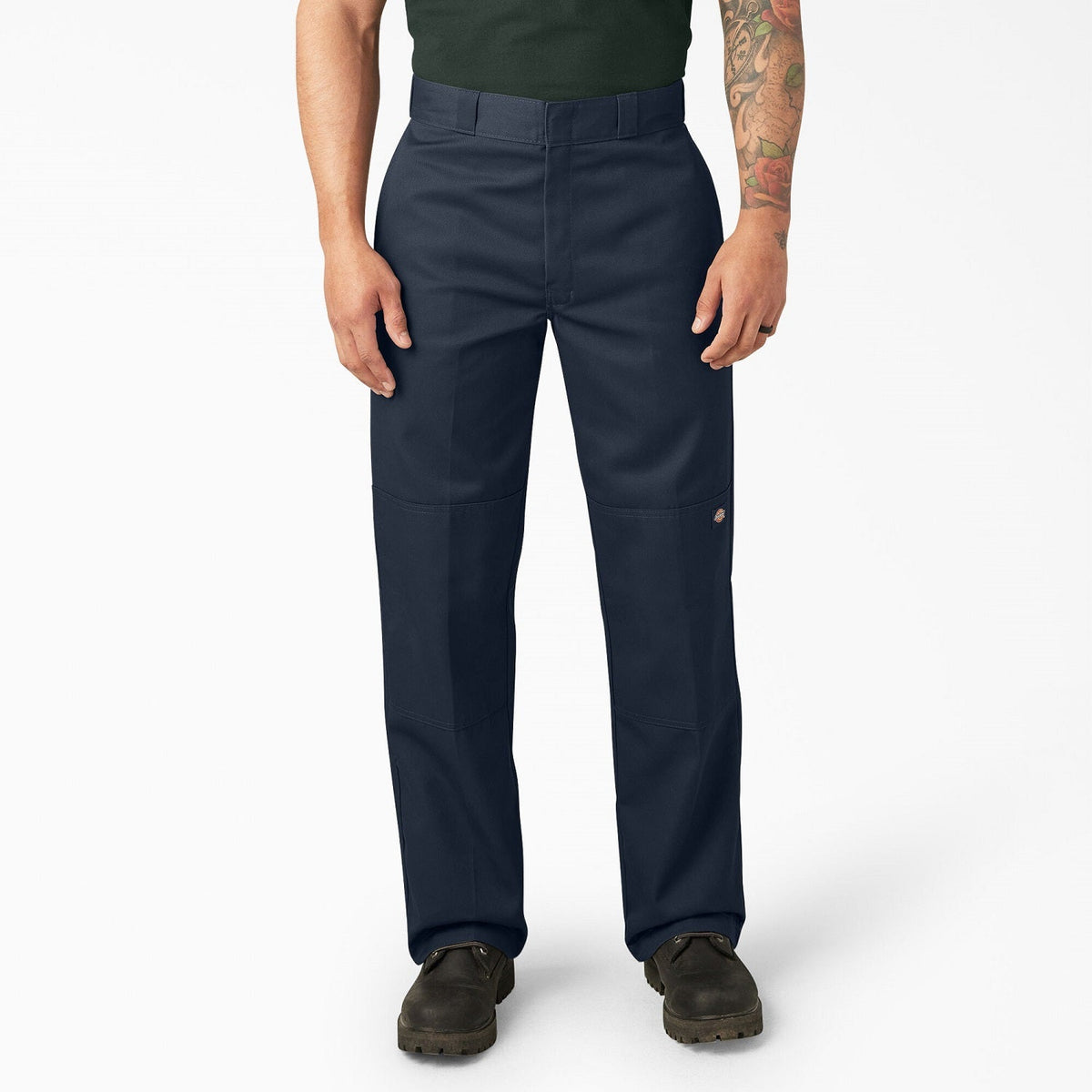 Dickies Men's Loose Fit Twill Double Knee Work Pant Pants Dickies Dark Navy 28 30 Inseam