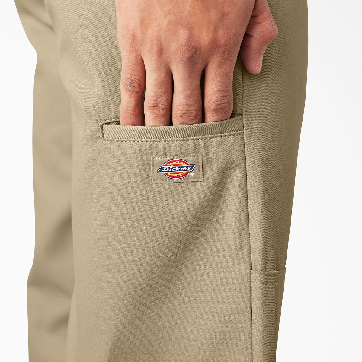 Dickies Men's Loose Fit Twill Double Knee Work Pant_Khaki- KEEP OFFLINE, PFAS - Work World - Workwear, Work Boots, Safety Gear
