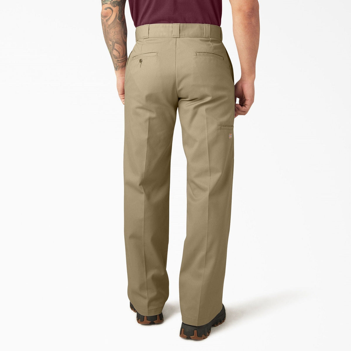 Dickies Men's Loose Fit Twill Double Knee Work Pant_Khaki- KEEP OFFLINE, PFAS - Work World - Workwear, Work Boots, Safety Gear