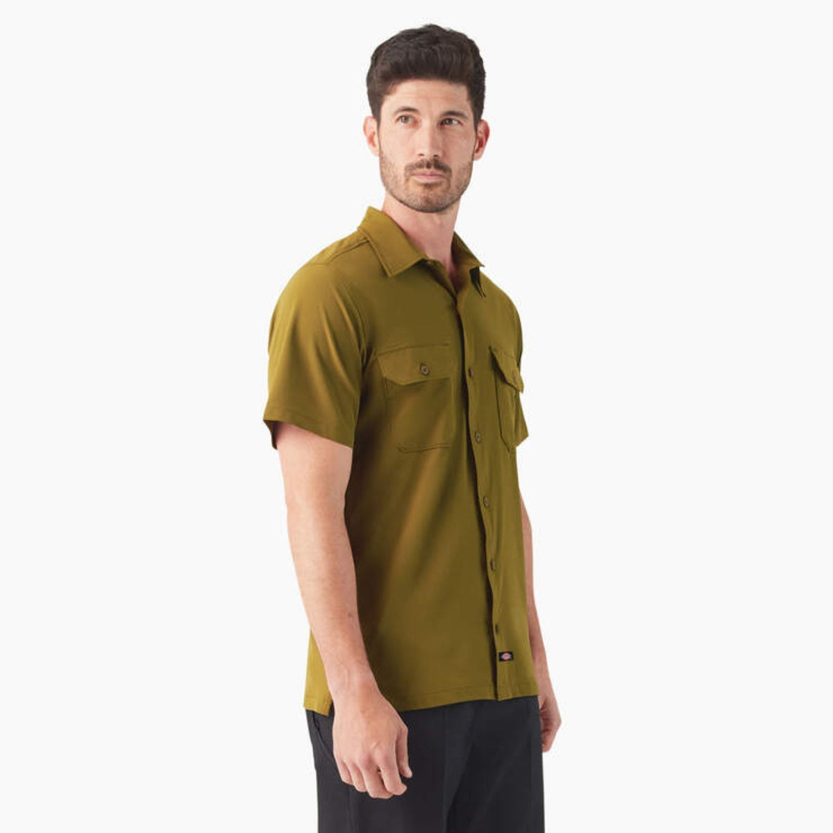 Dickies Men's Performance Button-Down Short Sleeve Work Shirt Work Shirts Dickies