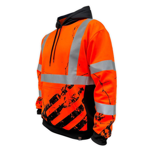 SafetyShirtz SS360 C3 American Grit Hi-Vis Hoodie - Work World