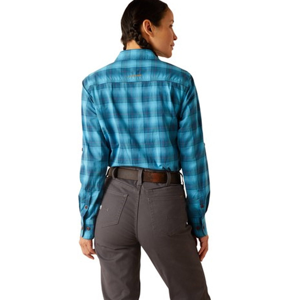 Ariat Women's Rebar Made Tough DuraStretch Button-Down Work Shirt Work Shirts Ariat
