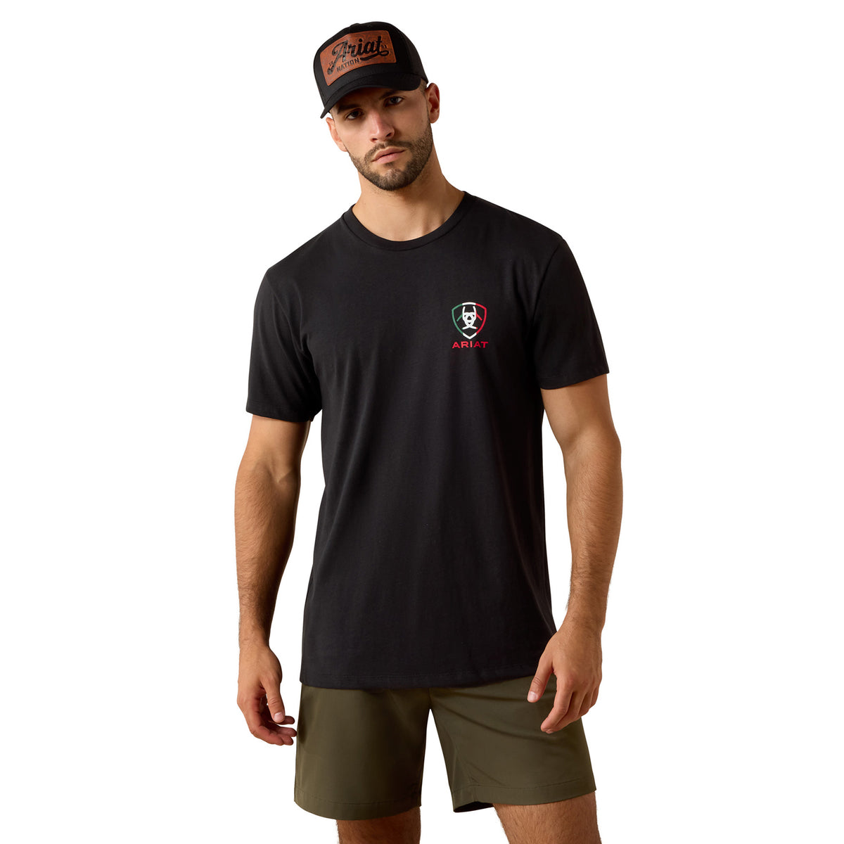 Ariat Men's Tres Herradauras Classic Fit T-Shirt T-Shirts Ariat Black 2XL Reg