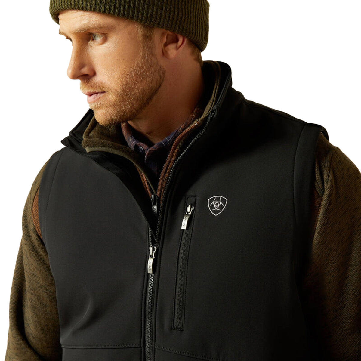 Ariat Men's Logo Softshell Vest Vests Ariat