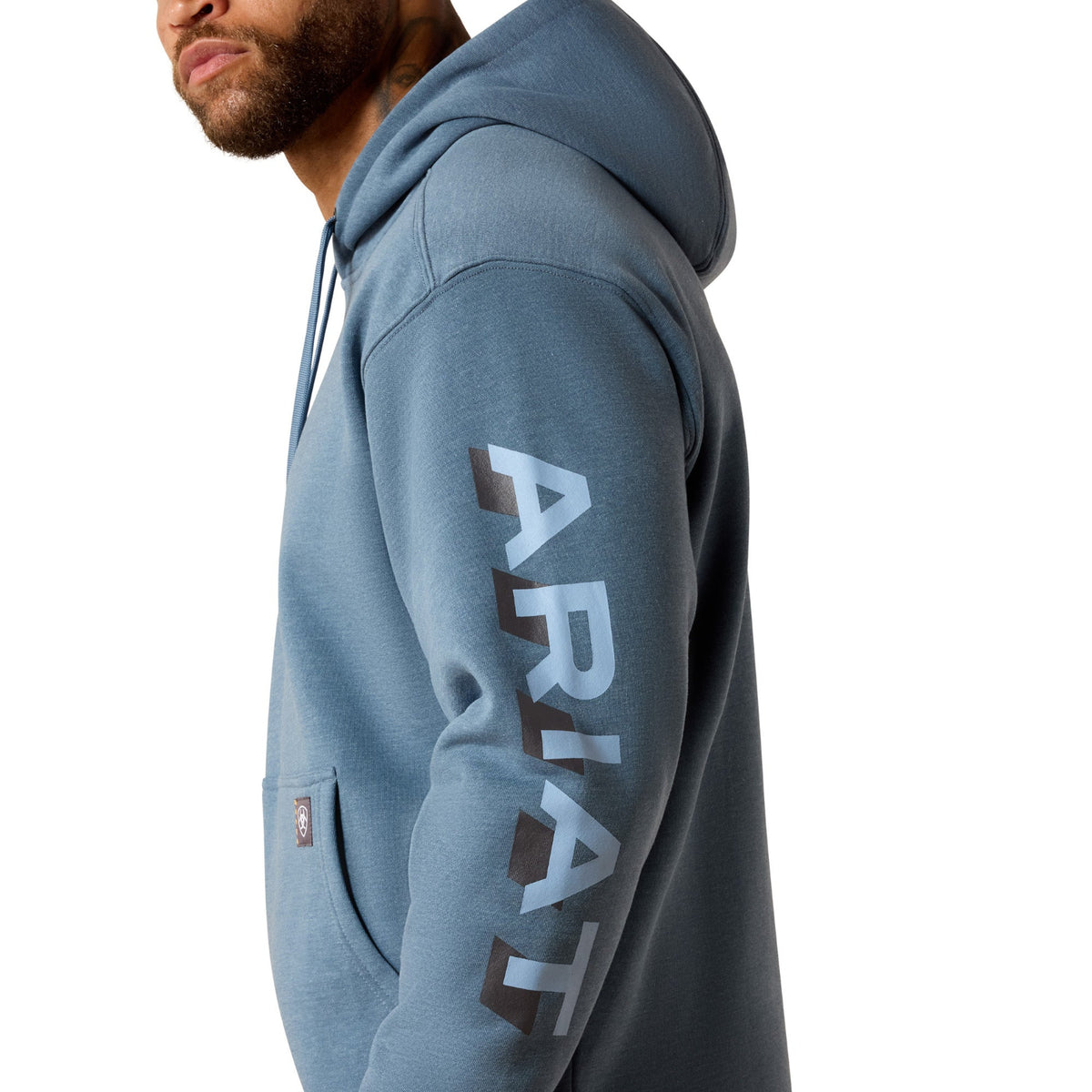 Ariat Men's Rebar Lightweight Logo Hoodie Sweatshirts & Hoodies Ariat