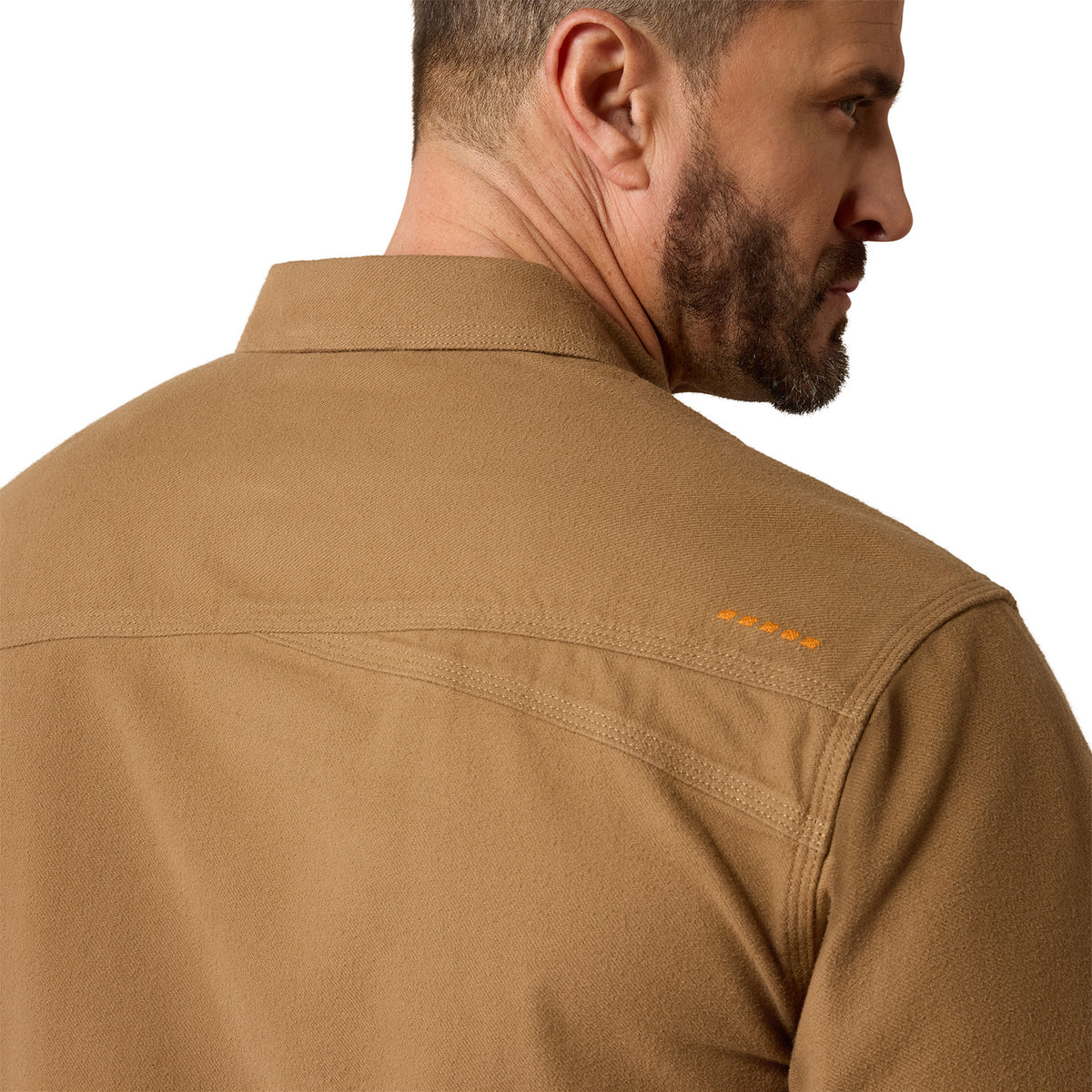 Ariat Men's Rebar Flannel Twill Snap Long Sleeve Work Shirt