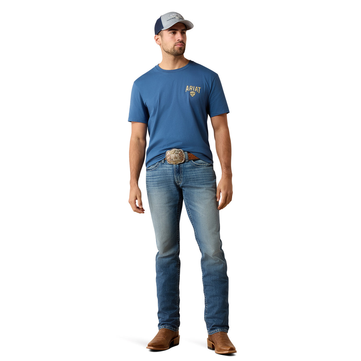 Ariat Men's Lone Longhorn Short Slevee T-Shirt T-Shirts Ariat