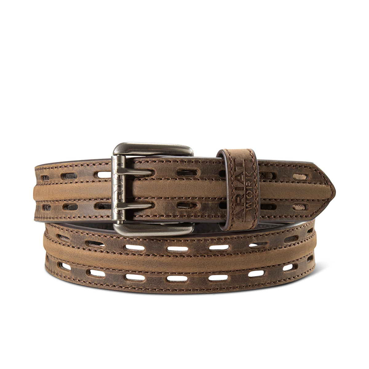Ariat Men's Work Double Prong Belt Belts & Suspenders Ariat Brown 34