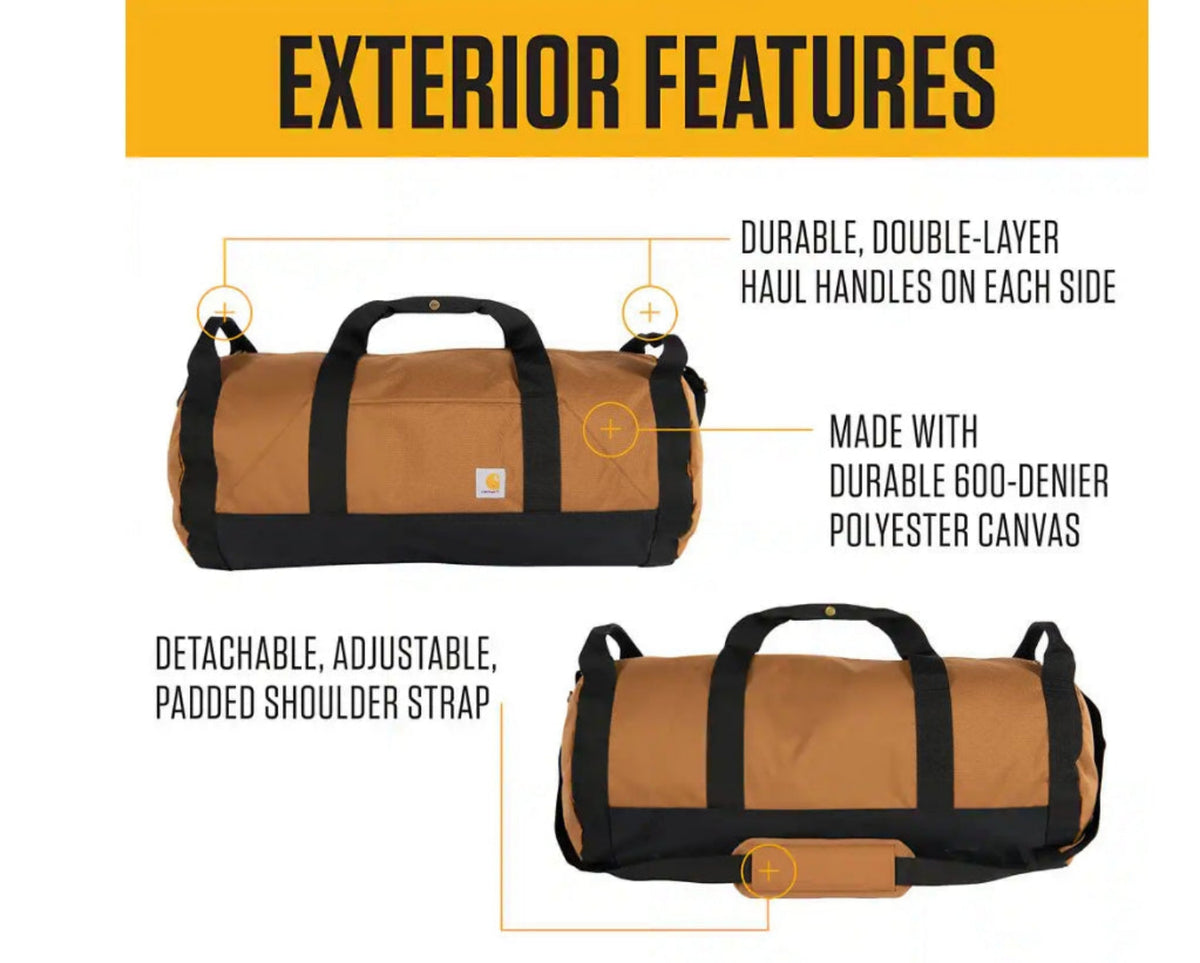 Carhartt Rain Defender Classic Round 60L Duffel Backpacks & Purses Carhartt