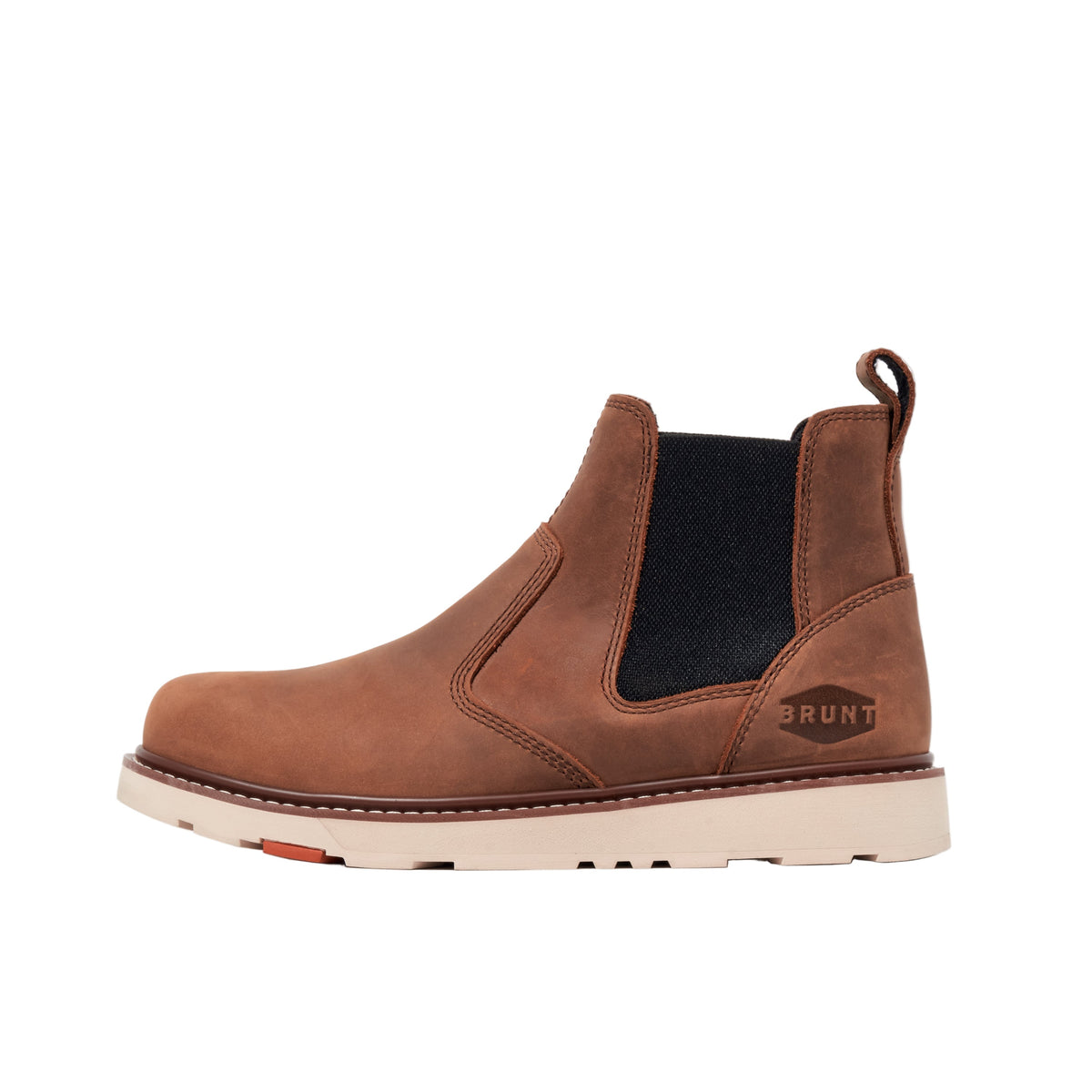 BRUNT Men's The Ohman 6" EH Slip Resistant Soft Toe Chelsea Work Boot Work Boots BRUNT