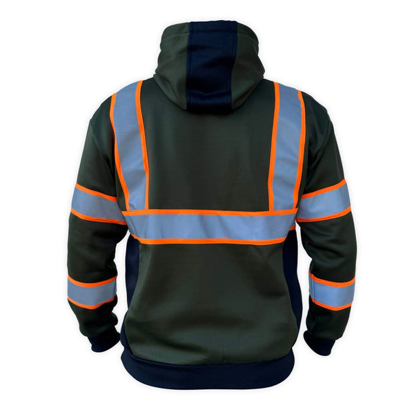 SafetyShirtz Stealth American Grit - Black - Type-O Reflective Safety Short Sleeve Shirt SafetyShirtz Stealth American Grit - Black - Type-O Reflective Safety Short Sleeve Shirt