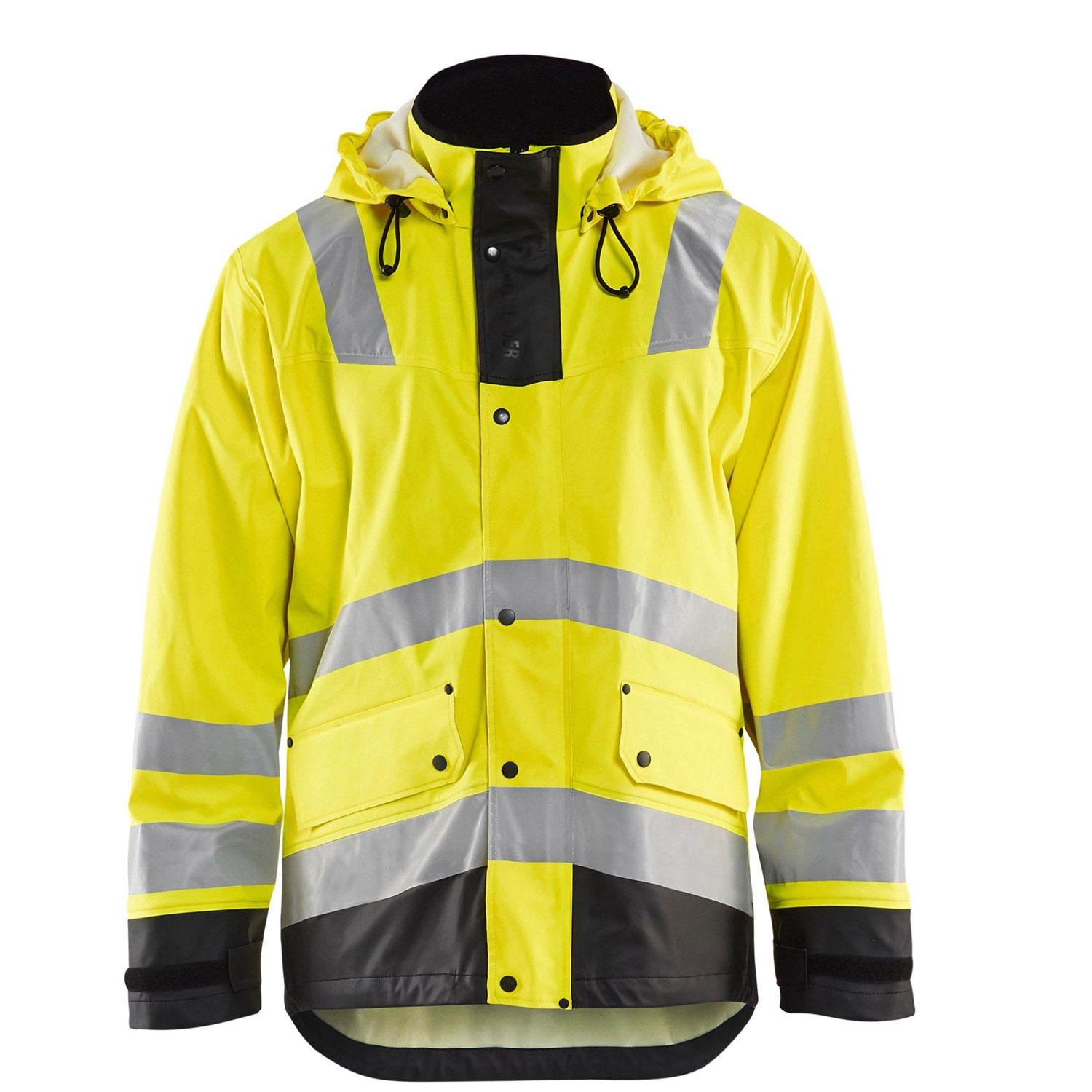 Blaklader Men's Hi-Vis Rain Jacket - Work World - Workwear, Work Boots, Safety Gear