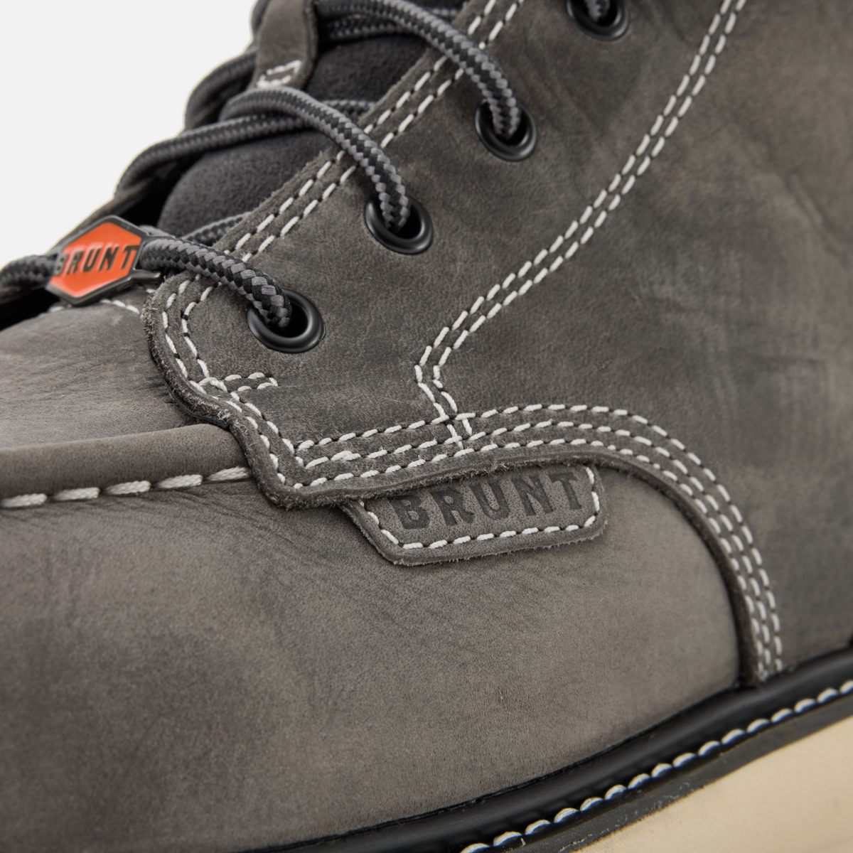 BRUNT Men's Marin 6" Waterproof Moc Toe Work Boot Work Boots BRUNT