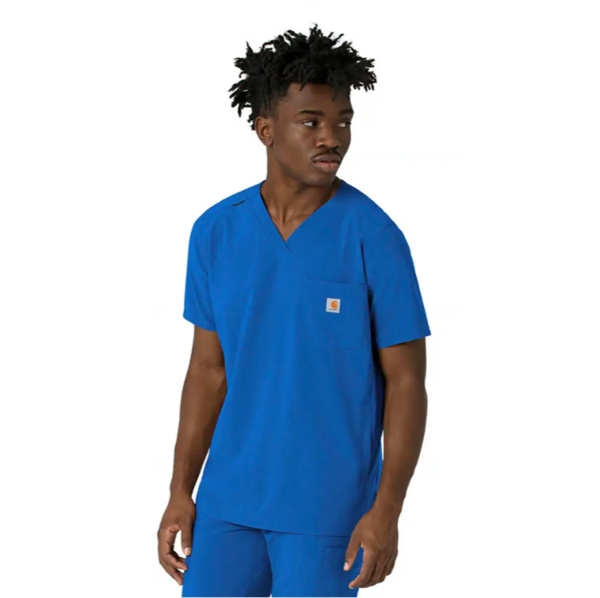 Carhartt Men's Force Cross Flex V-Neck Scrub Top Scrubs Carhartt