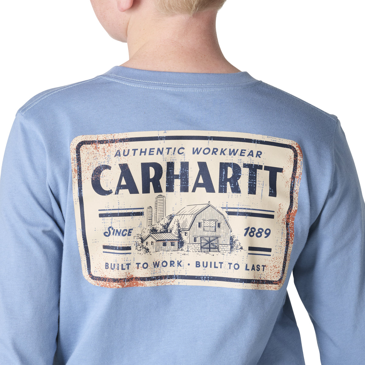 Carhartt Kids' Farm Graphic Pocket Long Sleeve T-Shirt