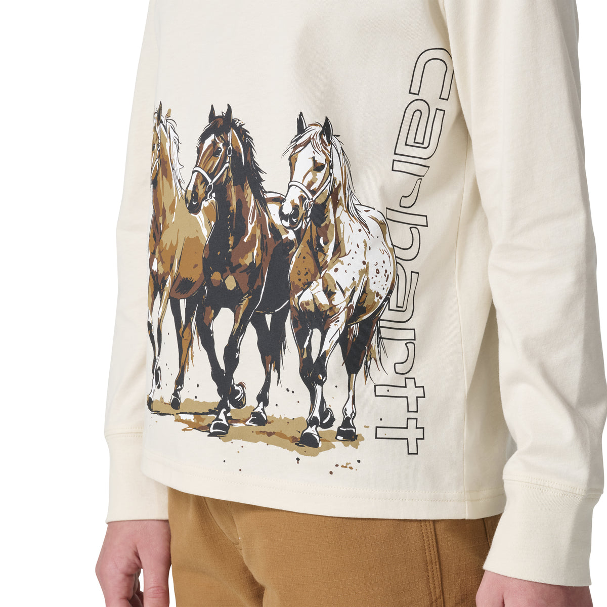 Carhartt Kids' Wild Horses Graphic Long Sleeve T-Shirt