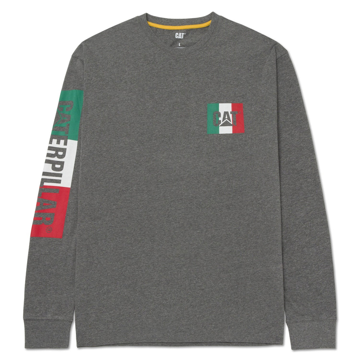 CAT Men's Trademark Banner Long Sleeve Tee Long Sleeve T-Shirts CAT