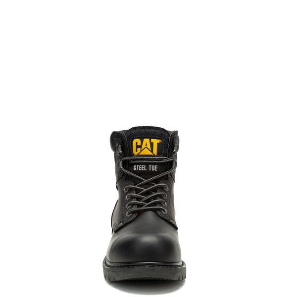 Second Shift Cat Black Steel Toe Boots CAT Men's Second Shift