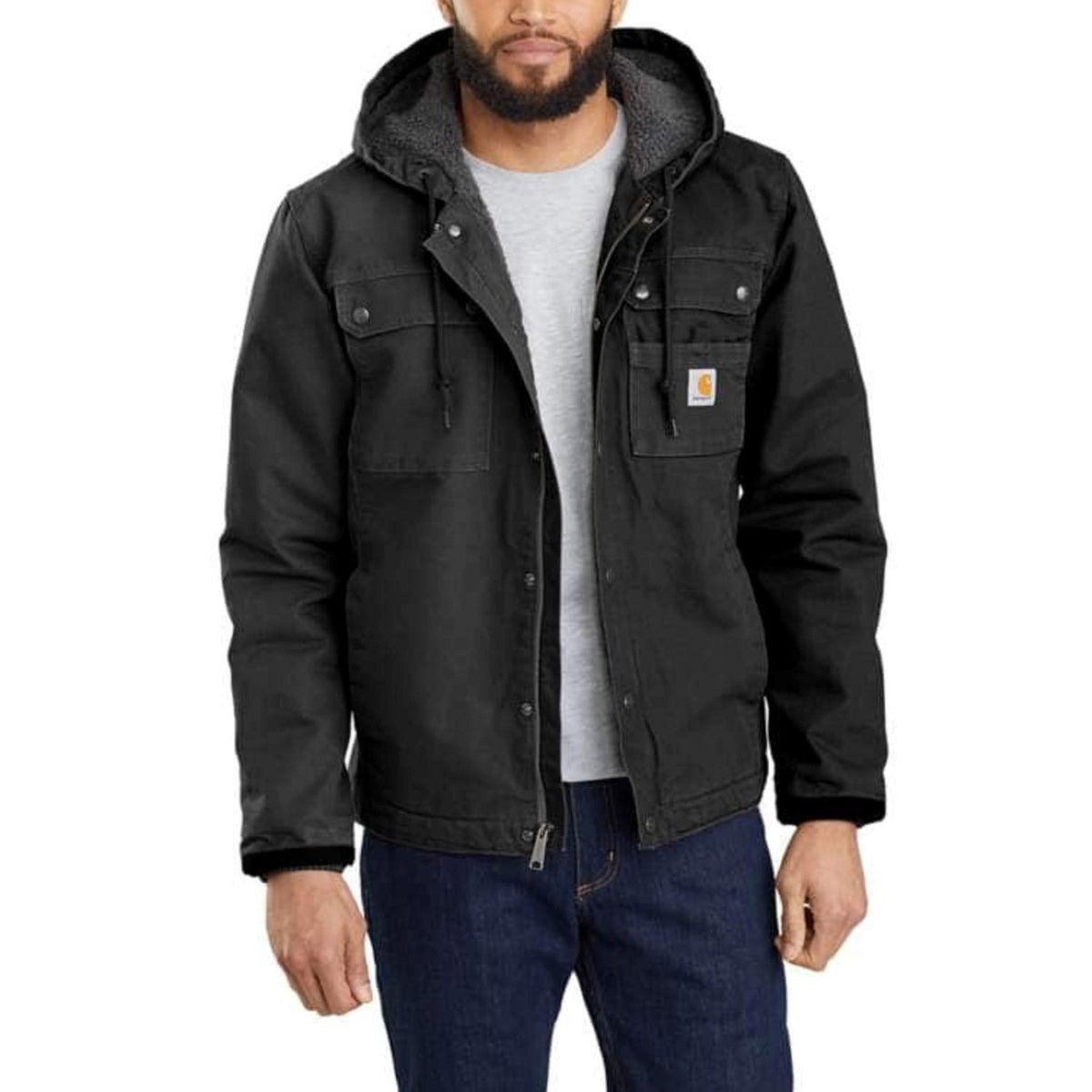 Carhartt Men's Bartlett Jacket Jackets & Coats Carhartt Black 2XL Reg