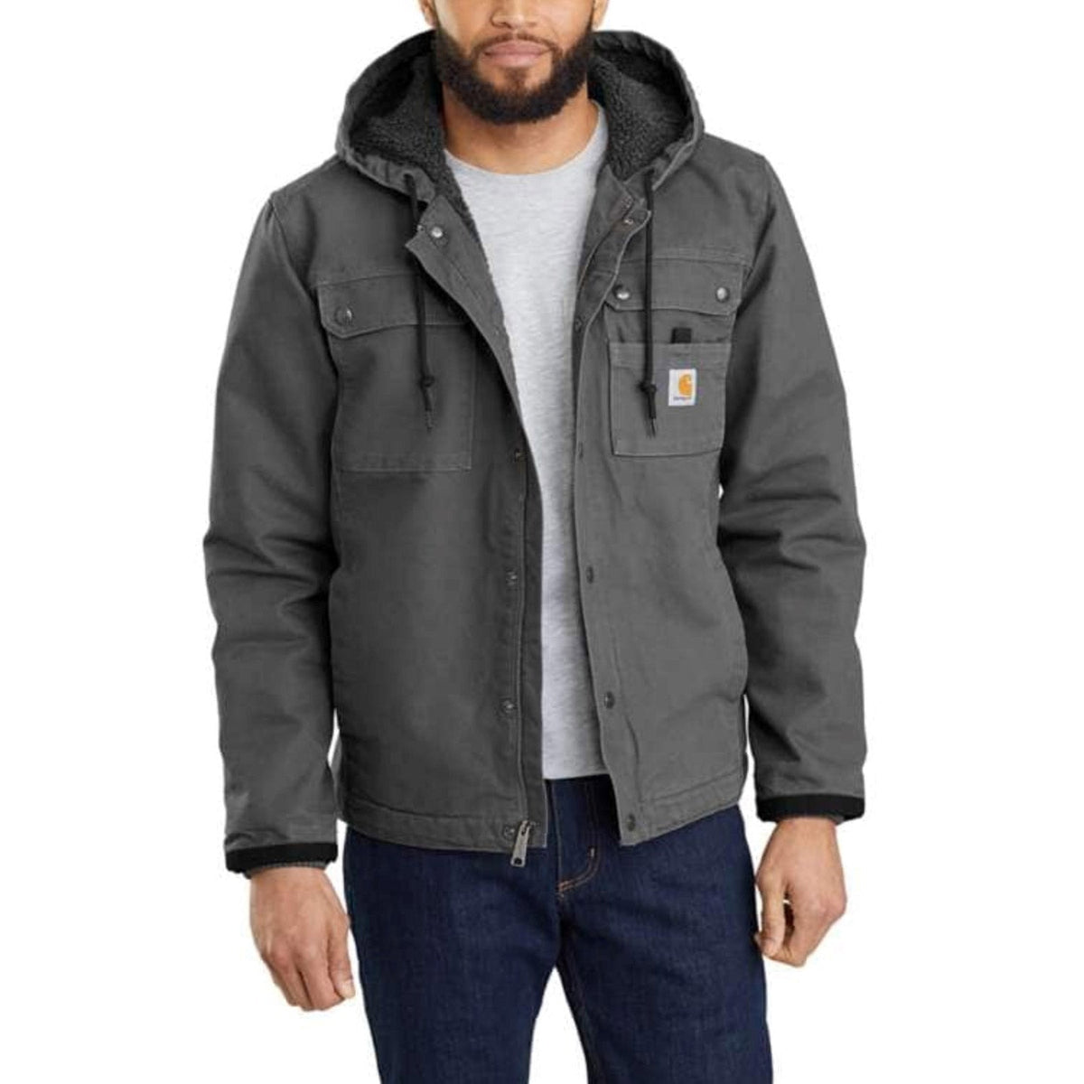 Carhartt Men's Bartlett Jacket Jackets & Coats Carhartt Gravel 2XL Reg