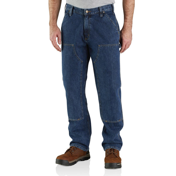 中古 Carhartt DOUBLE FRONT LOGGER PANT Carhartt Men's Loose Fit Double-Front Utility Logger Jean - Work World