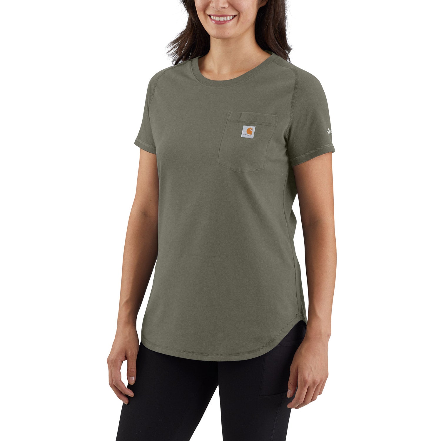 Carhartt Women's Force® Relaxed Fit Midweight Pocket T-Shirt - Work World - Workwear, Work Boots, Safety Gear