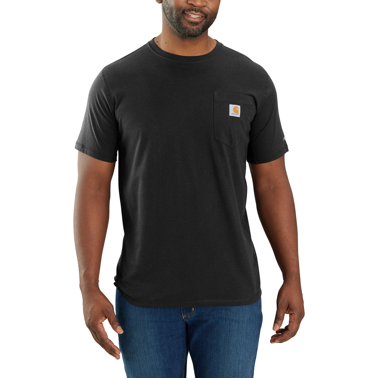 Carhartt Men's Force® Relaxed Fit Midweight Short Sleeve Pocket Tee - Work World - Workwear, Work Boots, Safety Gear
