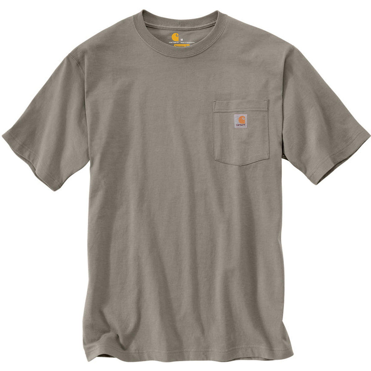 Carhartt Men&#39;s Short Sleeve Pocket T-Shirt_Desert - Work World - Workwear, Work Boots, Safety Gear