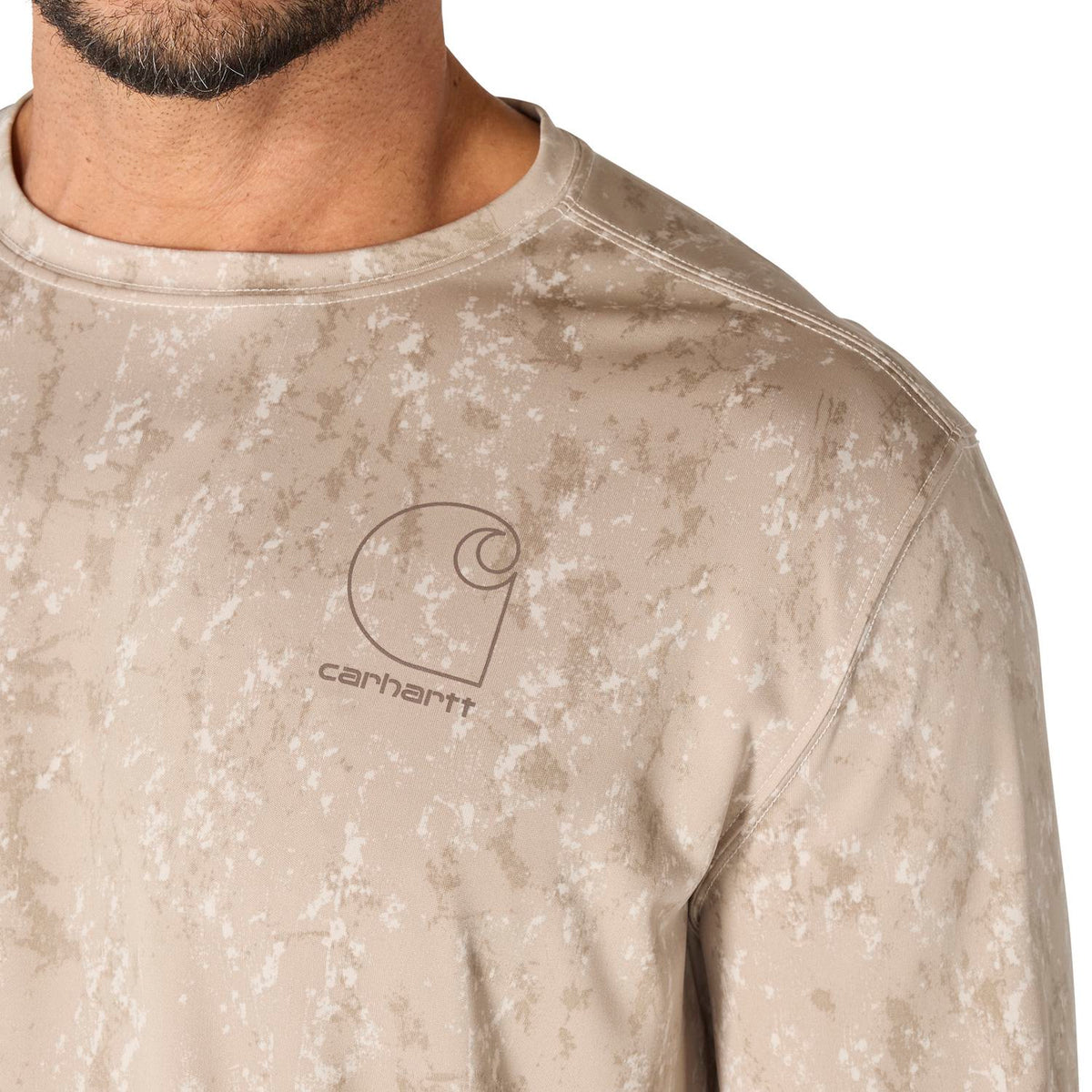 Carhartt Men's Force Sun Defender™ Relaxed Print Long Sleeve T-Shirt Long Sleeve T-Shirts Carhartt