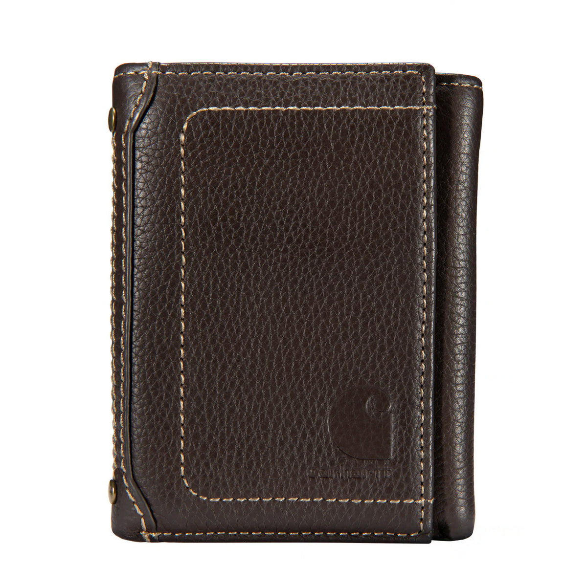 Carhartt Pebble Leather Trifold Wallet Wallets Carhartt Brown OS