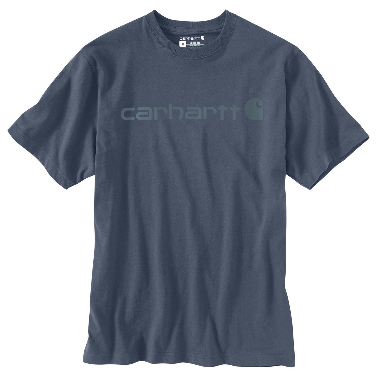 Carhartt Men's Dearborn Loose Logo T-Shirt T-Shirts Carhartt Bluestone 2XL Reg
