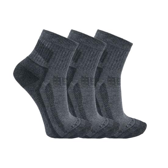 Carhartt Men's Force® Midweight Quarter Sock 3-Pack - Work World - Workwear, Work Boots, Safety Gear
