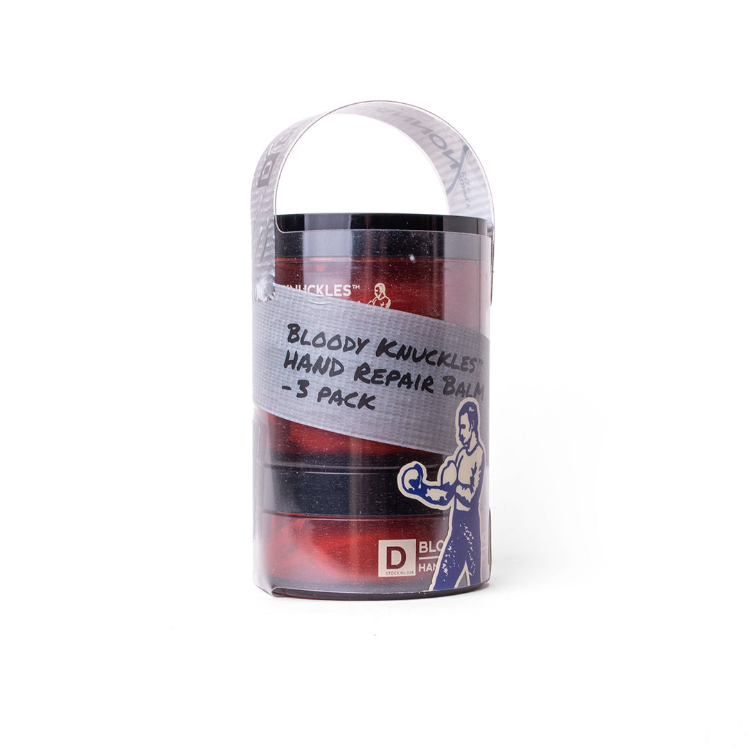 Duke Cannon Bloody Knuckles Hand Repair Balm 3-Pack Gift Set Toiletries Duke Cannon