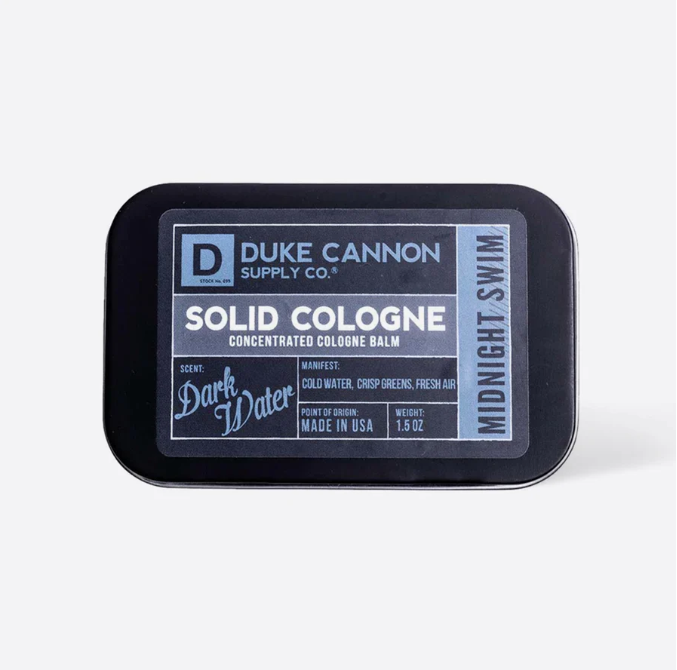 Duke Cannon Solid Cologne Midnight Swim - Work World - Workwear, Work Boots, Safety Gear